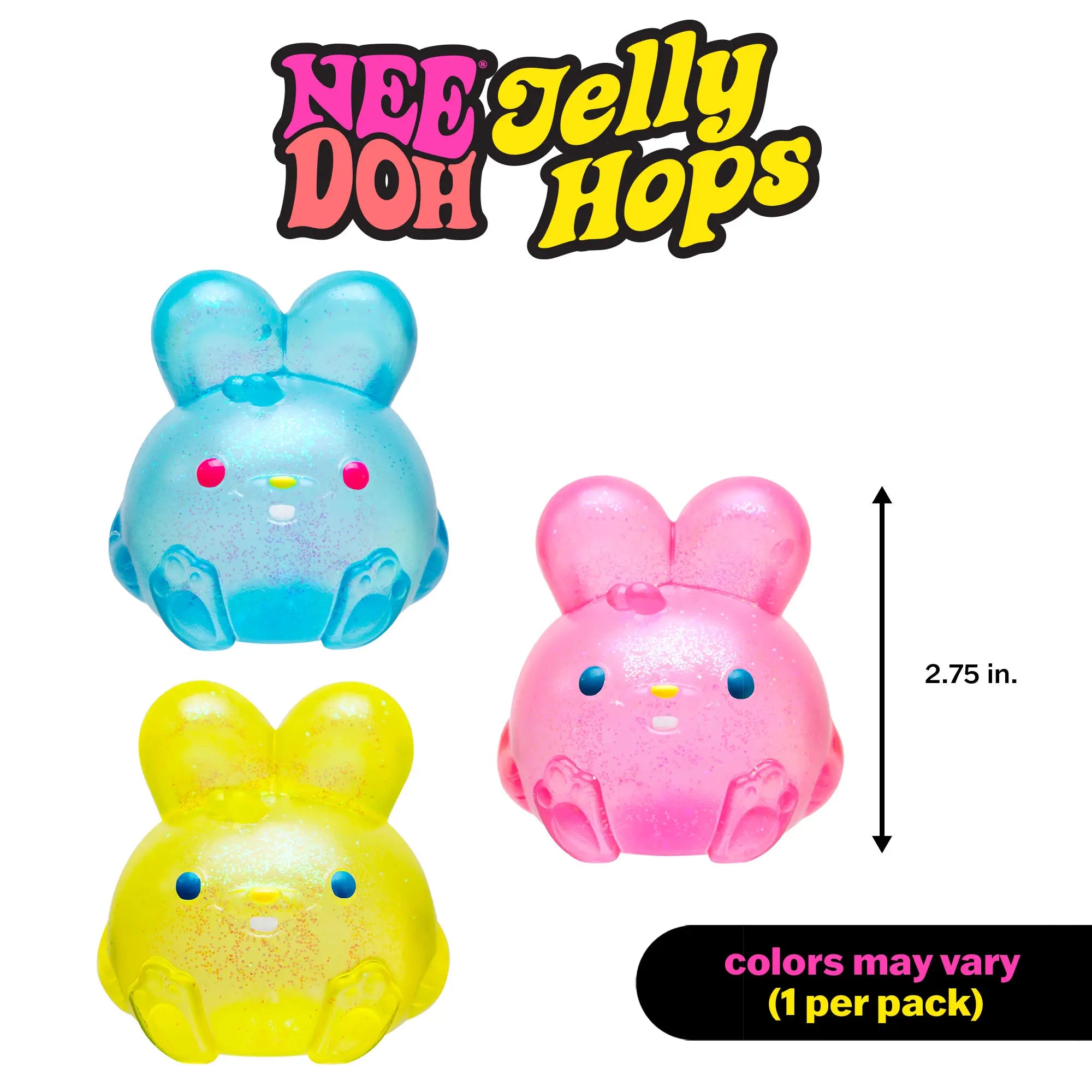 Needoh Easter Bundle - Squishy Easter Fun Set Toys -Various Textures and Fillings - Ages 3 and up - Bundle of 5 Needoh Toys