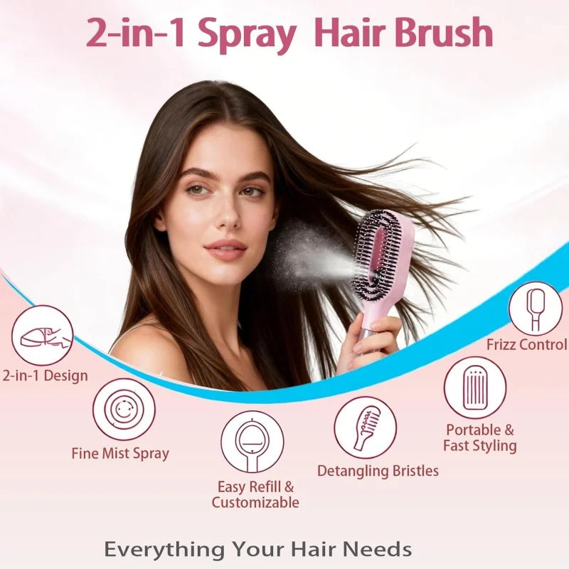 Spray Comb Detangle Brush