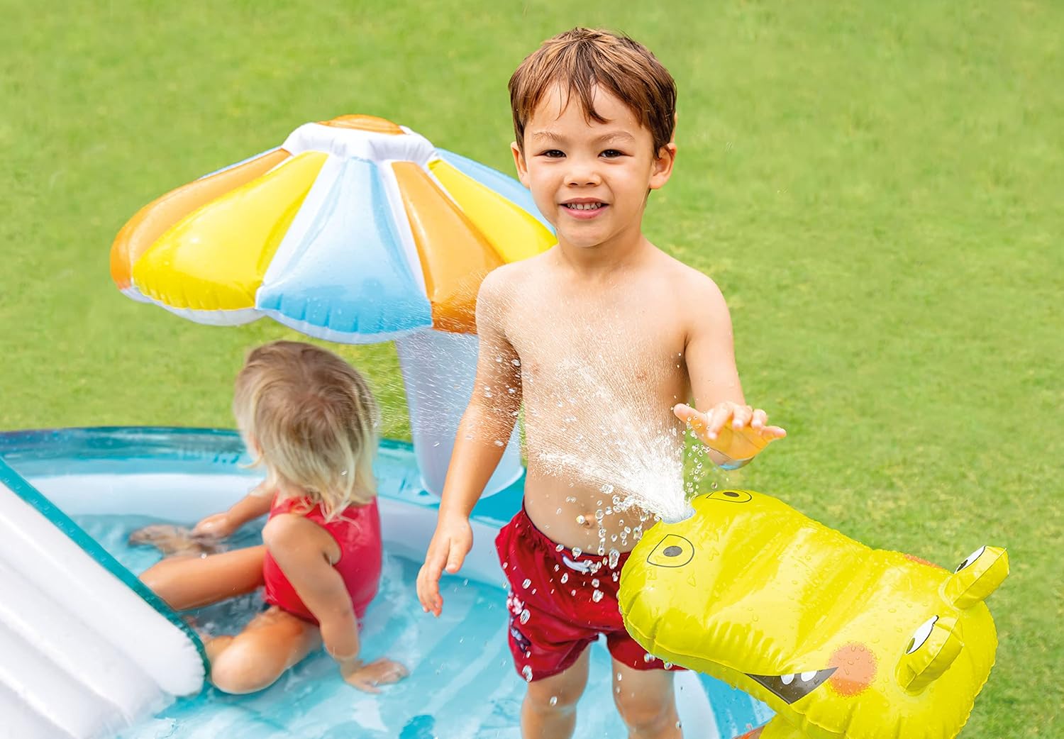 Sunny Splash Backyard Play Pool